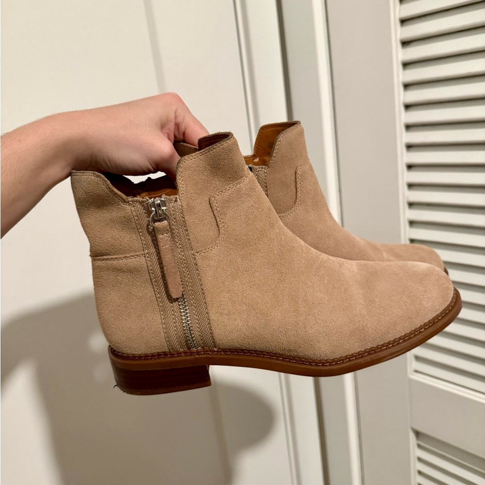 Franco Sarto Oak Suede Halford Booties